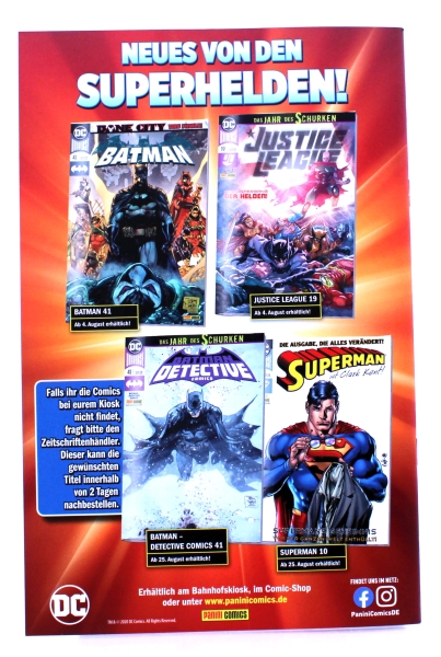 Justice League Comic (Restart 2019) Nr. 19: Der Untergang der Helden!